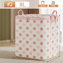 Axyaa Foldable Closet Organizer Bag with Handle for Clothes, Blankets, and Pillows