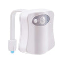 Axyaa Motion Sensor LED Toilet Night Light 8 Colors Changing Bowl Illumination