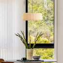 Axyaa Nordic Silk Lantern Pendant Light for Living Room Restaurant Staircase - E27