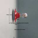 Axyaa LED Wall Light Mirror Iron Bedside Wall Lamp for Bathroom Bedroom