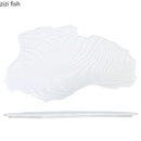 Axya Steak Shaped Plate Set: Ceramics Tableware for Sushi, Fruit, Seafood & More