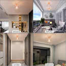 Axya Vintage Industrial Wood Ceiling Lights Retro Loft Plafonniers