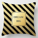 Axyaa Gold Decorative Cushion Cover for Home Sofa - Luxury Home Decor