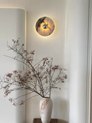 Axyaa Marble Wall Lamp for Hotel Bedroom & Living Room - Wabi Sabi Style Premium Bedside Light