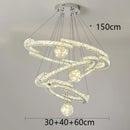 Axyaa Crystal Chandelier Pendant Light for Living Room and Bedroom