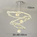 Axyaa Crystal Chandelier Pendant Light for Living Room Bedroom Ceiling Lighting