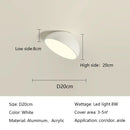 Axyaa LED Semicircular Ceiling Lights for Balcony Bedroom Entrance Creative Lighting Fixtures
