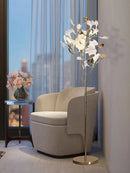 Axyaa European Style Ginkgo Leaf Art Floor Lamp for Home and Office
