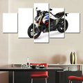 Axyaa Modern Bikes Performance Wall Art Canvas Poster Decor Painting