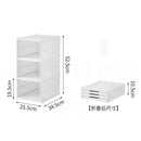 Axyaa Shoe Storage Boxes: Integrated 3-Layer Wall Rack, Transparent Foldable Cabinet