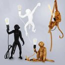 Axyaa Retro Monkey Chandelier LED Table Lamp for Restaurant Coffee Shop