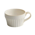 Axyaa Coarse Pottery Ceramic Coffee Mug, 350ML Teacup for Breakfast, Latte & Office.