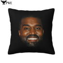 Axyaa Kanye West Meme Cushion Cover 50x50 cm Throw Pillow Case for Car Sofa