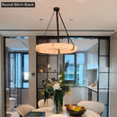 Axyaa Alabaster Marble Chandelier Ceiling Light for Bedroom & Entryway