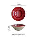 Axyaa Coarse Pottery Bowl Set for Restaurant Soup Salad Pasta Dessert Molecular Cuisine