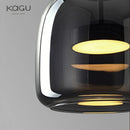 Axyaa Glass Pendant Light: Modern Nordic LED Hanging Fixture for Dining Room & Bedroom
