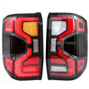 Axyaa Ford Ranger 2023 LED Tail Lamps: Driving, Reversing, Brake, Rear Fog, Turn Signal