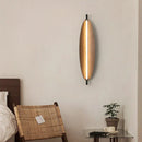 Axyaa Modern LED Brown Leaf Wall Lamp 40/60/80cm Sconce