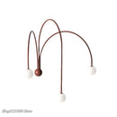 Axyaa Modern Iron Wall Lamp Branch Glass Lighting for Living Room Bedroom