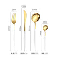 Axyaa Stainless Steel Cutlery Set: Knife Fork Teaspoons Coffee Spoons Dinnerware Kitchen