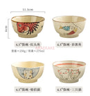 Axyaa Ceramic Rice Seasoning Soup Bowl Small Household Tableware