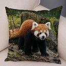 Axyaa Red Panda Print Pillowcase for Cute Wildlife Home Decor