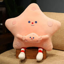 Axyaa Butter Cheese Pillow Plush Dormitory Girl Sofa Star Cushion, Super Soft Doll