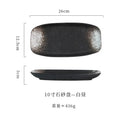 Axyaa Ceramic Sushi & Fish Plate Set - Japanese Style, Commercial Grade Tableware
