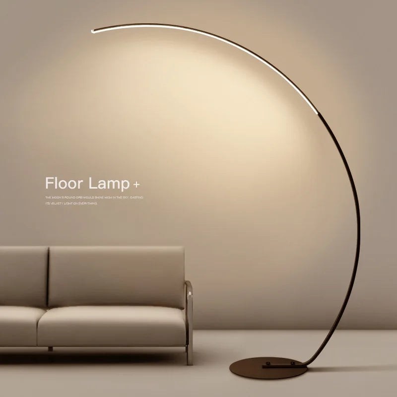 Nordic Stylish Fishing Floor Lamp RGB for Indoor Lighting by Axyaa