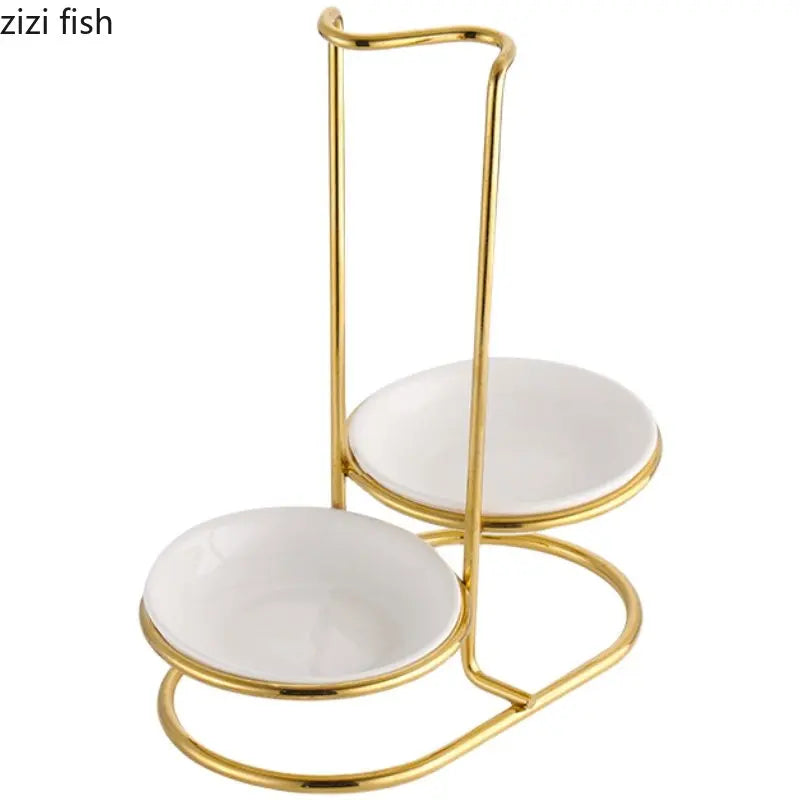 Axya Stainless Steel Tableware Storage Rack for Cutlery and Ceramic Bowls