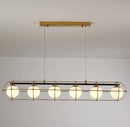 Axyaa Glass Ball LED Chandeliers: Nordic Minimalist Pendant Lights for Home Decor