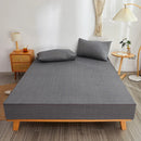 Axyaa Cotton Zippered Mattress Protector Encasement: Breathable, Fully Enclosed Fitted Sheet