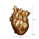 Anatomical Heart Vase Collectible Decor with Custom Engraving by Axyaa