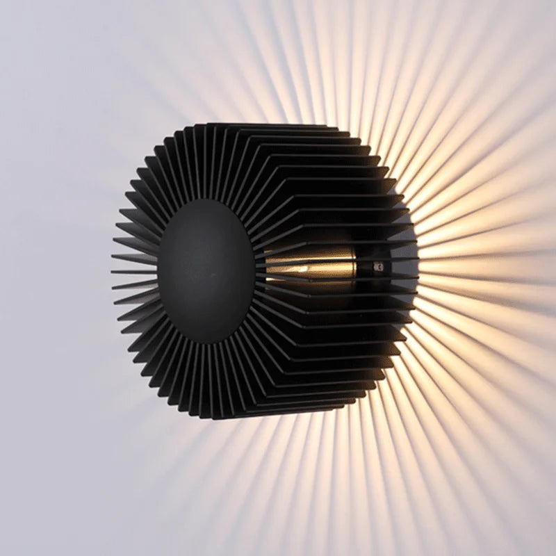 Axyaa Rose Gold Aluminum Sconce for Modern Atmosphere
