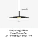 Axyaa Modern LED Flying Saucer Chandelier for Home Decor