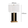 Axyaa Marble Desk Lamp - Modern Minimalist LED Table Lamp for Home Decor