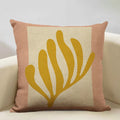 Axyaa Geometric Cushion Cover 45x45cm Linen Pillowcase for Home Bedroom Sofa