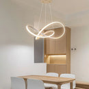 Axyaa Modern LED Pendant Chandelier: Creative Nordic Style for Living Room, Restaurant, Bar