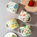 Axyaa Floral Bird Ceramic Mug 450ml Large Breakfast Tea Coffee Cup Business Gift Mug