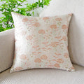 Axyaa Jacquard Floral Pillow Cover 45x45cm Soft Touch Home Decor Cushion Cover