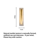 Axyaa Marble LED Wall Lamp - Dimmable Luxury Lighting for Corridor Decor