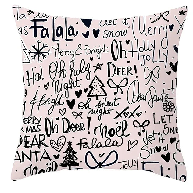 Axyaa Christmas Decorative Pillow Cover 45X45CM