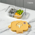 Axyaa Divided Bento Box: Reusable Leak Proof Lunch Container