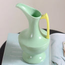 Axyaa Ceramic Handle Vase Hydroponics Terrarium Flower Arrangement Home Decor