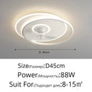 Axyaa White LED Ceiling Fan Light | 360° Rotation for Bedroom, Bathroom, Kitchen | Indoor Lighting Fixtures