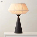 Axyaa Minimalist Solid Wood Table Lamp for Home Decor