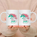 Funny Ceramic White Coffee Mug Set for Boss, Perfect Birthday & Christmas Gifts, by Axyaa.