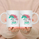 Funny Ceramic White Coffee Mug Set for Boss, Perfect Birthday & Christmas Gifts, by Axyaa.