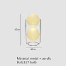 Axyaa Chrome Metal White Acrylic Ball Floor Lamp for Living Rooms & Hotels