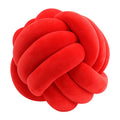 Axyaa Handmade Velvet Knot Throw Pillow for Home Sofa Bed Chair
